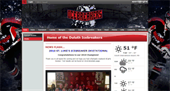 Desktop Screenshot of duluthgirlshockey.org